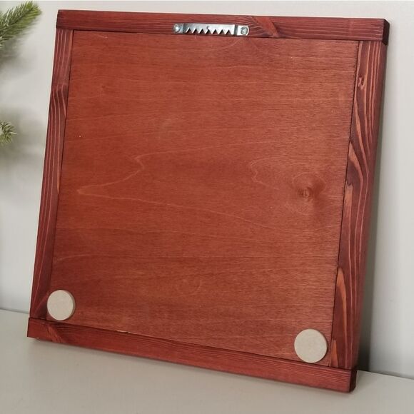 Merry Christmas Wood Sign Rustic Christmas Holiday Decor Handmade - Picture 4 of 7